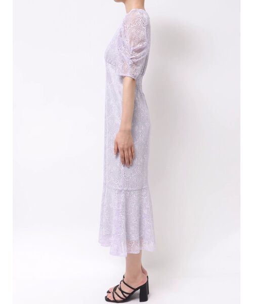 MERCURYDUO(マーキュリーデュオ)の「レースナローマーメイドドレスワンピース(ドレス・レディース・ブラック/ラベンダー・SMALL/MEDIUM)」の16枚目の写真