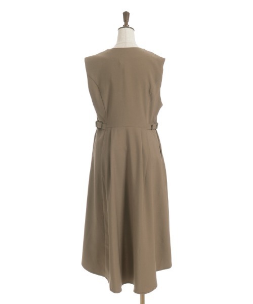 axes femme（アクシーズファム）の「フィッシュテールロングジレ（ベスト・レディース・ブラック/モカ/ワイン・FREE）」の11枚目の写真