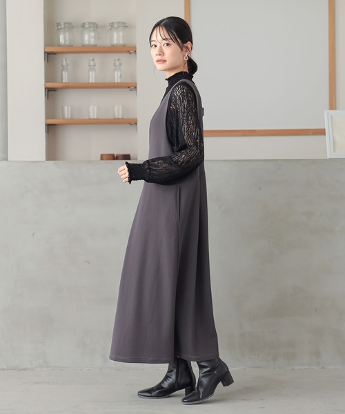 n'OrLABEL（ノアールレーベル）の「『ハイネックレースカットソー』（Tシャツ/カットソー・レディース・ホワイト/ブラック・2/1）」の20枚目の写真