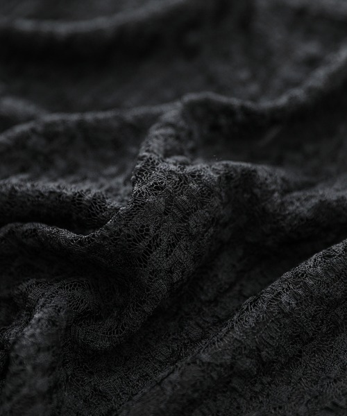 n'OrLABEL（ノアールレーベル）の「『ハイネックレースカットソー』（Tシャツ/カットソー・レディース・ホワイト/ブラック・2/1）」の7枚目の写真