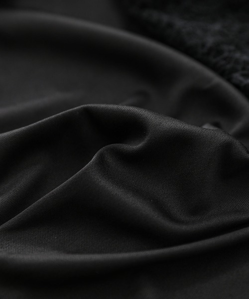 n'OrLABEL（ノアールレーベル）の「『ハイネックレースカットソー』（Tシャツ/カットソー・レディース・ホワイト/ブラック・2/1）」の9枚目の写真