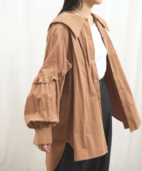 セール】shirt corl blouse（シャツ/ブラウス）｜fig London（フィグ