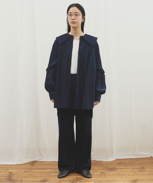 セール】shirt corl blouse（シャツ/ブラウス）｜fig London（フィグ