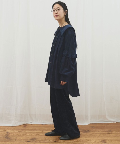 セール】shirt corl blouse（シャツ/ブラウス）｜fig London（フィグ