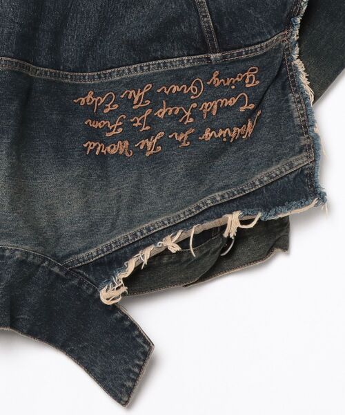 MIHARAYASUHIRO（ミハラヤスヒロ）の「【MIHARAYASUHIRO/ミハラヤスヒロ】DECONSTRUCTED DENIM BLOUSON（デニムジャケット・メンズ・インディゴブルー・48/46）」の4枚目の写真