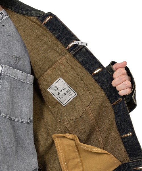 MIHARAYASUHIRO（ミハラヤスヒロ）の「【MIHARAYASUHIRO/ミハラヤスヒロ】DECONSTRUCTED DENIM BLOUSON（デニムジャケット・メンズ・インディゴブルー・48/46）」の13枚目の写真