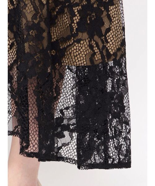 LAGUNAMOON（ラグナムーン）の「LADYレースティアードワンピース 結婚式 お呼ばれ（ドレス・レディース・ブラック/ベージュ・SMALL/MEDIUM）」の17枚目の写真