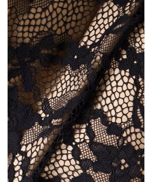LAGUNAMOON（ラグナムーン）の「LADYレースティアードワンピース 結婚式 お呼ばれ（ドレス・レディース・ブラック/ベージュ・SMALL/MEDIUM）」の18枚目の写真