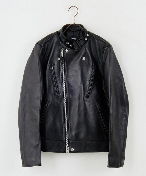 Schott/ショット] ラムレザー ダブルブレスト ライダースジャケット