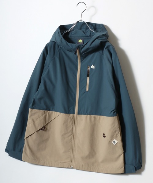 LOGOS/ロゴス 撥水 ナイロン ワンポイントロゴ マウンテンパーカー