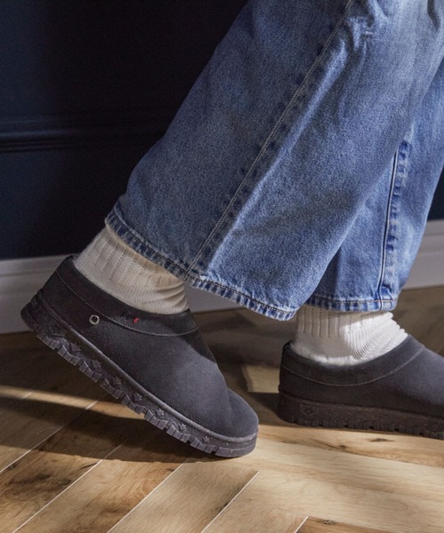 Minnetonka（ミネトンカ）の「【MINNETONKA/ミネトンカ】 NEVA /ネバ ボアスリッポン（スリッポン・レディース・チャコールグレー/ブラック/タン/ストーン・7/6/8/9）」の11枚目の写真