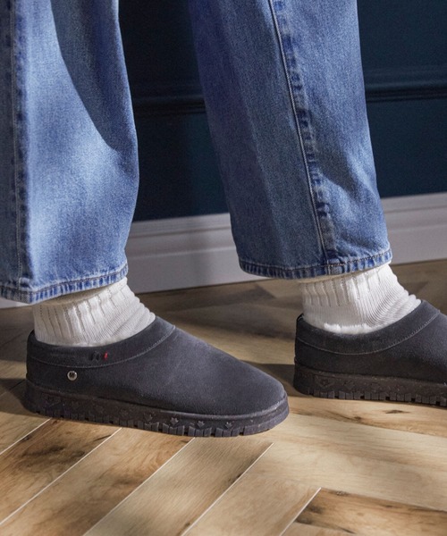 Minnetonka（ミネトンカ）の「【MINNETONKA/ミネトンカ】 NEVA /ネバ ボアスリッポン（スリッポン・レディース・チャコールグレー/ブラック/タン/ストーン・7/6/8/9）」の12枚目の写真