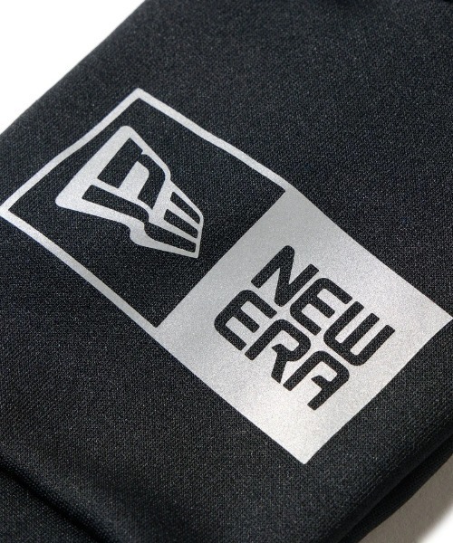 NEW ERA（ニューエラ）の「NEW ERA/ニューエラ 手袋 イータッチ フリース ウォーマーグローブ ボックスロゴ ブラック/グレー 防寒 14675878（手袋・メンズ・ブラック×グレー・L/M）」の6枚目の写真