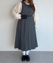 ワンピース（グレー/灰色系・プリーツ）ファッション通販 - ZOZOTOWN
