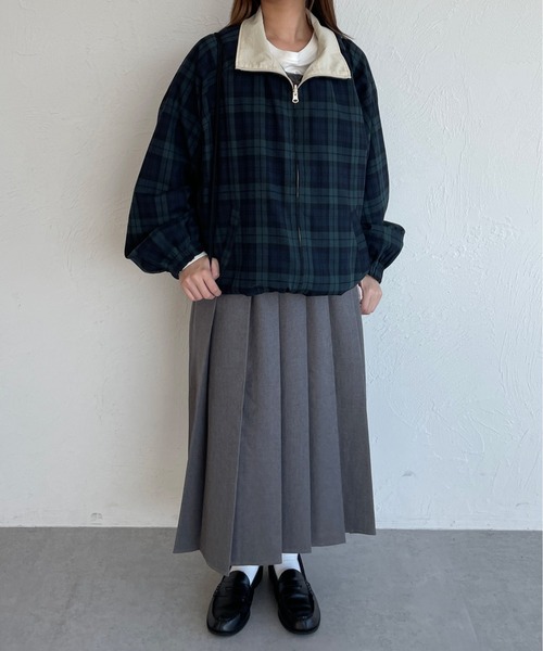 kutir（クティール）の「【セットアップ着用可能】ミディプリーツワンピース（ワンピース・レディース・ブラック/グレー/チャコールグレー・FREE）」の6枚目の写真