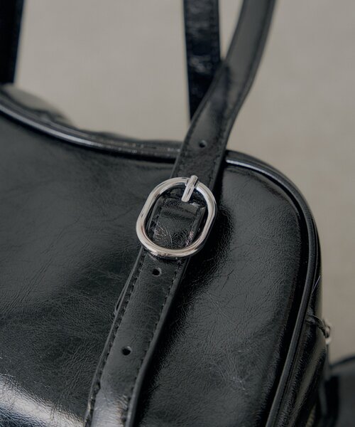 ハートポーチ付ウェーブボストンバッグ（ボストンバッグ）｜Chico