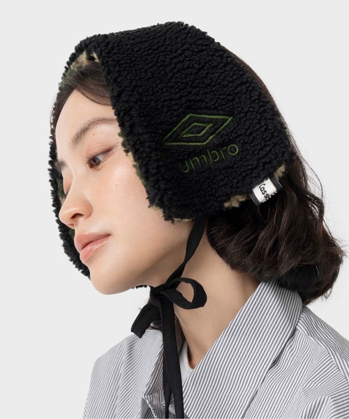 Casselini（キャセリーニ）の「[UMBRO × Casselini] UMBROリバーシブルイヤマフ（イヤーマフ・レディース・アニマル/グリーン/モスグリーン/レッド・FREE）」の11枚目の写真