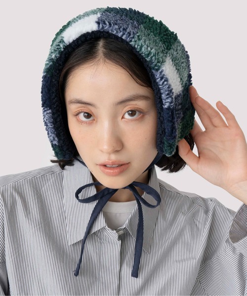 Casselini（キャセリーニ）の「[UMBRO × Casselini] UMBROリバーシブルイヤマフ（イヤーマフ・レディース・アニマル/グリーン/モスグリーン/レッド・FREE）」の16枚目の写真