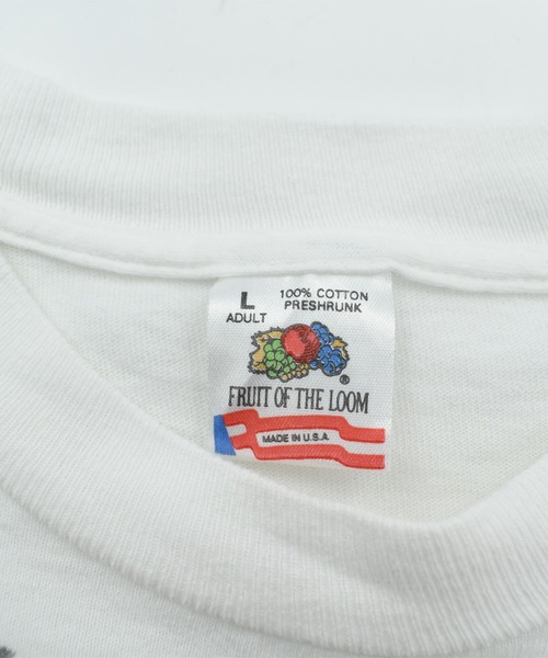 LABORATORY R（ラボラトリーアール）の「【USED】90’s Fruit of the Loom “Kenny Walles” レーシング Tシャツ USA製（Tシャツ/カットソー・メンズ・ホワイト・LARGE）」の7枚目の写真