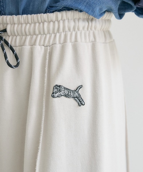 Paradise Picnic（パラダイスピクニック）の「TRANOI. TORAステッチフレアスカート（スカート・レディース・グレイッシュベージュ/ブラック/チャコールグレー・FREE）」の5枚目の写真