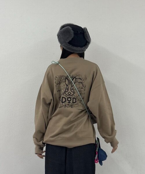 DOD（ディーオーディー）の「【DOD】【ユニセックス】ミミマモッターレ（ハット・レディース・カーキ/ブラック/ベージュ・ONE SIZE）」の5枚目の写真