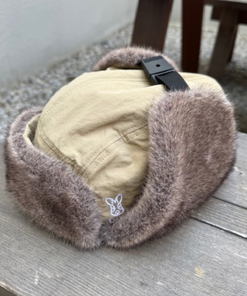 DOD（ディーオーディー）の「【DOD】【ユニセックス】ミミマモッターレ（ハット・レディース・カーキ/ブラック/ベージュ・ONE SIZE）」の2枚目の写真