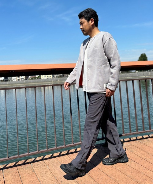DISCUS(ディスカス)の「DISCUS(ディスカス)×GrandPARK(グランドパーク)別注インレイ裏シャギーボンディングノーカラーブルゾン(カーディガン/ボレロ・メンズ・グレー/ブラック・LARGE/MEDIUM)」の8枚目の写真