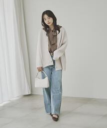 PROPORTION BODY DRESSING | ＦＯＸ混ダブルフェイスニットカーディガン / 1215274001(カーディガン/ボレロ)