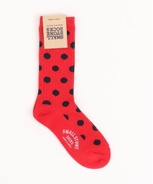 Burner（バーナー）の「【SMALL STONE】水玉柄リブソックス（ソックス/靴下）」