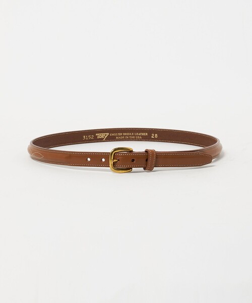 Steven Alan(スティーブンアラン)の「<TORY LEATHER>FANCY STITCH BUCKLE/ベルト(ベルト・レディース・レッド/ベージュ・28/26)」の2枚目の写真
