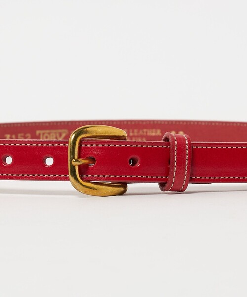 Steven Alan(スティーブンアラン)の「<TORY LEATHER>FANCY STITCH BUCKLE/ベルト(ベルト・レディース・レッド/ベージュ・28/26)」の8枚目の写真