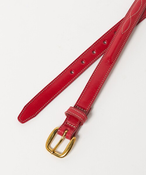 Steven Alan(スティーブンアラン)の「<TORY LEATHER>FANCY STITCH BUCKLE/ベルト(ベルト・レディース・レッド/ベージュ・28/26)」の5枚目の写真
