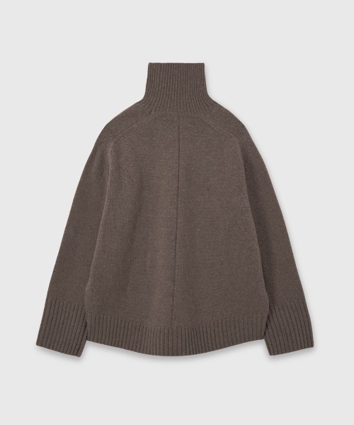 HAMILTONウールカシミヤタートルネックプルオーバーー（ニット