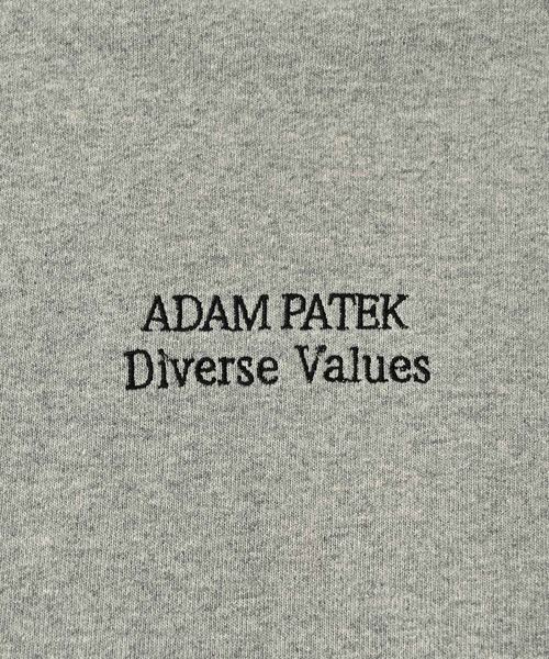 ADAM PATEK（アダムパテック）の「ADAMPATEK/logo crewneck/ベーシックロゴクルーネックスウェット（スウェット・メンズ・ブラック系その他/ブラック/杢グレー・2/1）」の11枚目の写真
