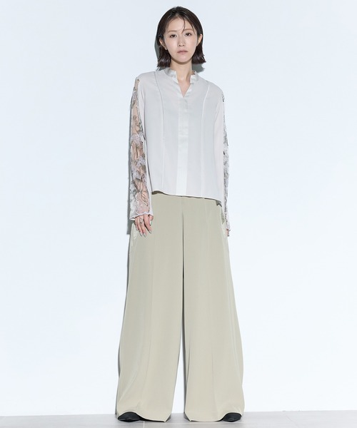 MURRAL/ミューラル】Tears flower lace tops/ティアーズフラワーレース