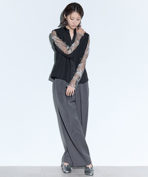 セール】【MURRAL/ミューラル】Tears flower lace tops/ティアーズ