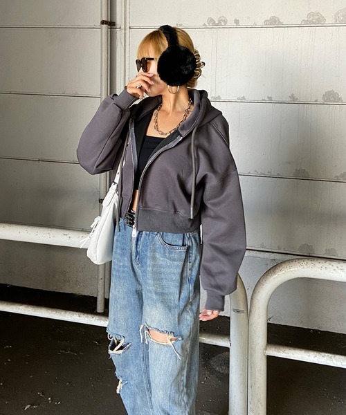 セール】バックロゴジップパーカー（パーカー）｜non-hedge