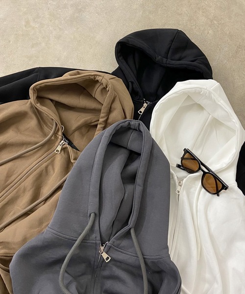 バックロゴジップパーカー（パーカー）｜non-hedge（ノンヘッジ）の