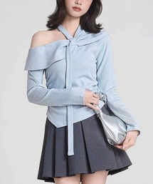 clear | 【WEB限定】ラウンドヘムオフショルカットソートップス［韓国ファッション カジュアル］≪AW新作≫(Tシャツ/カットソー)