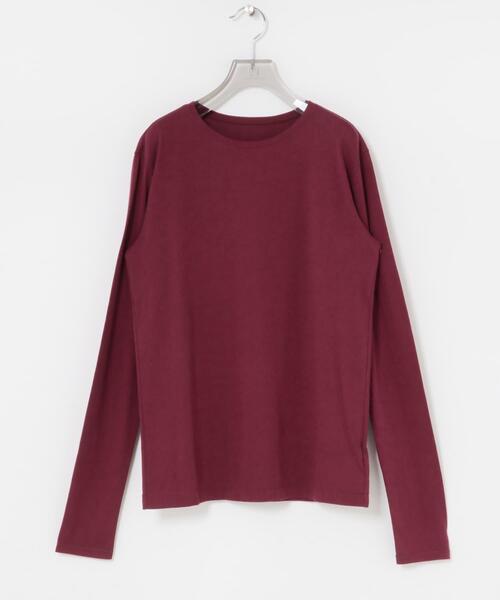 URBAN RESEARCH（アーバンリサーチ）の「ウールコットンロングスリーブカットソー（Tシャツ/カットソー・レディース・レッド系その他/ブラック/オフホワイト/ブラック系その他・FREE）」の19枚目の写真