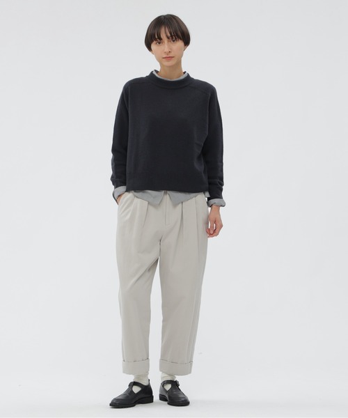 MARGARET HOWELL（マーガレットハウエル）の「WOOL CASHMERE（ニット/セーター・レディース・グレー/ブルー/チャコール・2）」の13枚目の写真