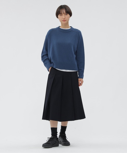 MARGARET HOWELL（マーガレットハウエル）の「WOOL CASHMERE（ニット/セーター・レディース・グレー/ブルー/チャコール・2）」の15枚目の写真