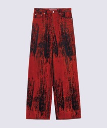 JOHN LAWRENCE SULLIVAN（ジョンローレンスサリバン）の「【JOHN LAWRENCE SULLIVAN/ジョーンローレンスサリバン】FLOCKED DENIM WIDE PANTS（スラックス・メンズ）」