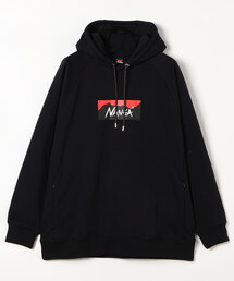 NANGA/ナンガ ECO HYBRID BOX LOGO SWEAT HOODIE