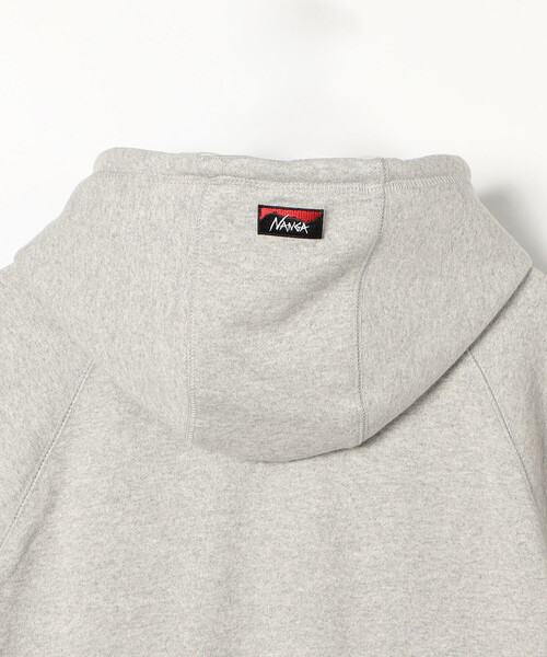 NANGA(ナンガ)の「NANGA/ナンガ ECO HYBRID BOX LOGO SWEAT HOODIE(パーカー・メンズ・ブラック/グレー・MEDIUM/LARGE)」の3枚目の写真