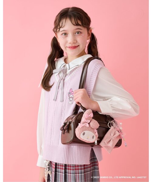 マイメロディ/クロミ】ニットベスト＆セーラーブラウスセット