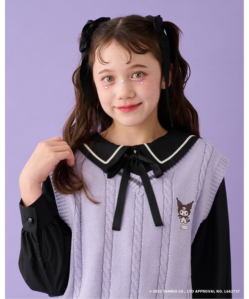 ♡メゾピアノJr♡ 150 ベロアのお洒落可愛いサロペット＋ミキハウスベスト ♡メゾピアノJr♡ 150 ベロアのお洒落可愛いサロペット＋