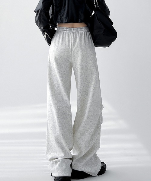 セール】ハイウエスト ストレート ワイドパンツ（その他パンツ
