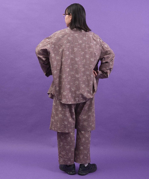 I am I in fact...（アイアムアイインファクト）の「ANGEL CHECK　shirt（シャツ/ブラウス・レディース・グレー/ベージュ・FREE）」の13枚目の写真