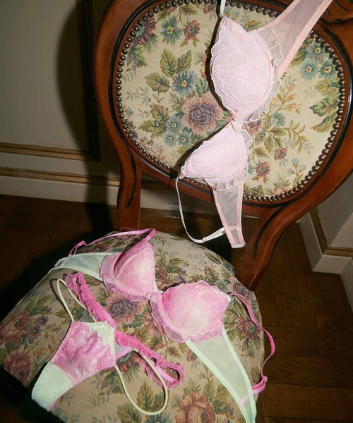 ラヴィジュール MINAMOコラボ グロウレース ブラ＆Tバックセット